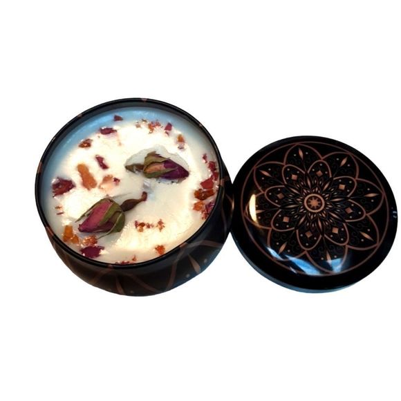 100% Soy Wellness Candle "Morning Rose" Organic Burns Approx 40 Hrs 4 oz… - Picture 6 of 6